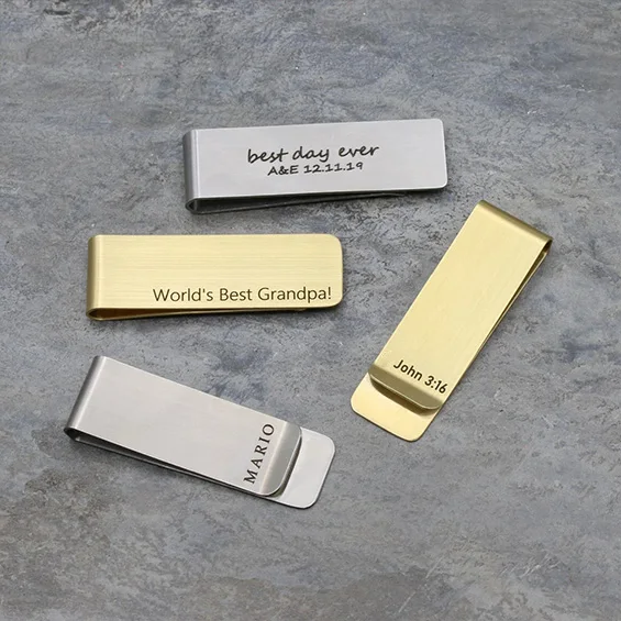 Money Clip Magnetic - Spersonalizowany klips na pieniądze dla mężczyzn,