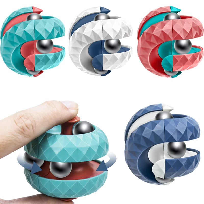 Fidget Spinner Bearing - Kostka Orbit Ball do dekompresji, zabawka