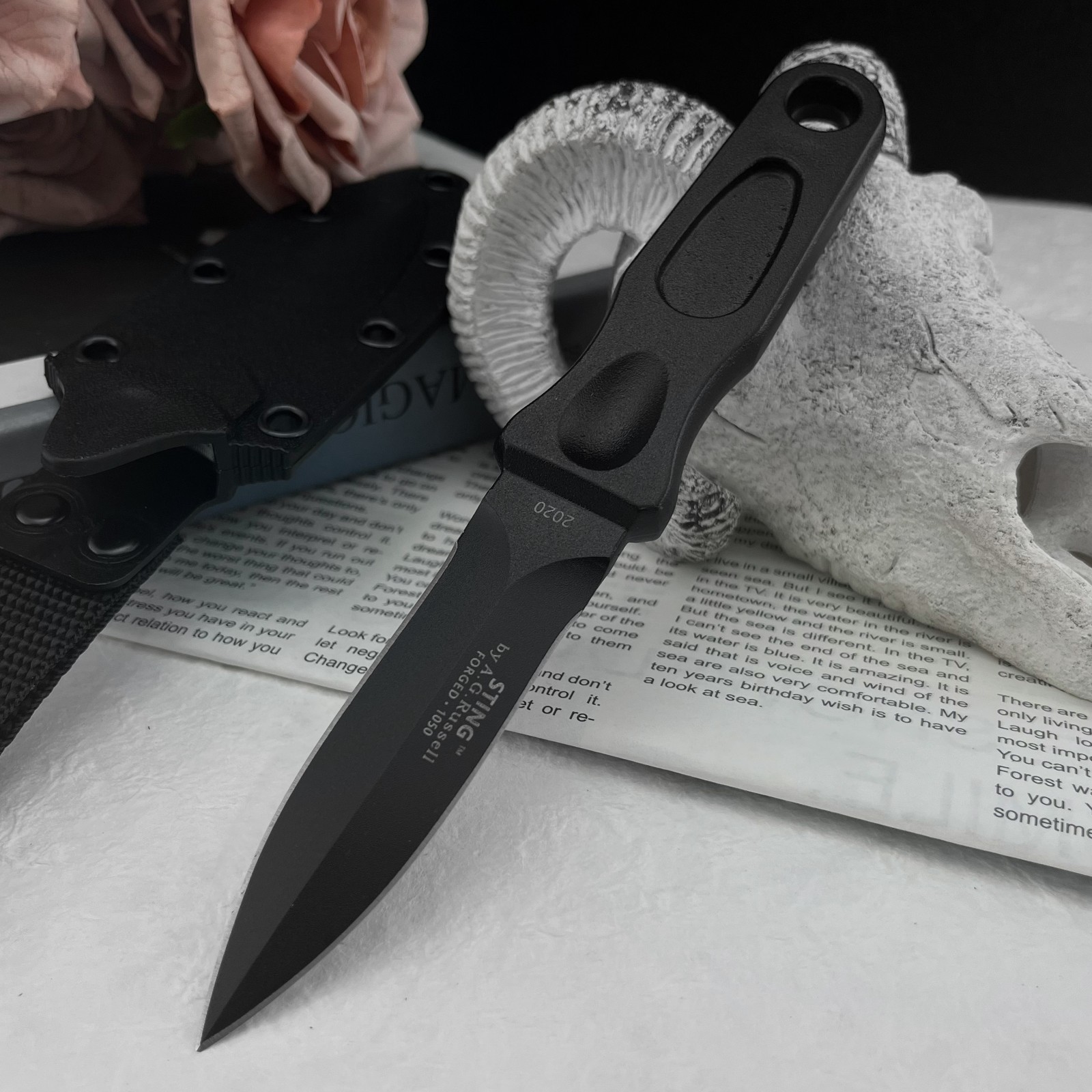 Edc Carry Fixed Blade - Wielofunkcyjny nóż ze stałym ostrzem ze