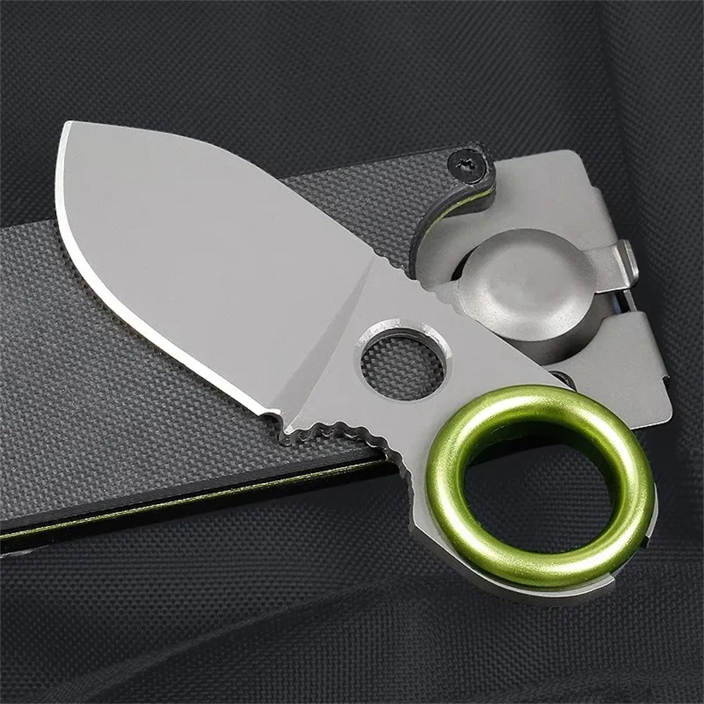 Mini EDC Nóż Pierścieniowy ze  – Edc Pocket Carry Fixed Blade recenzja i cena