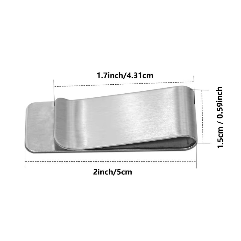 20 SZT. Stalowy, srebrny, smuk – Money Clip Magnetic recenzja i cena