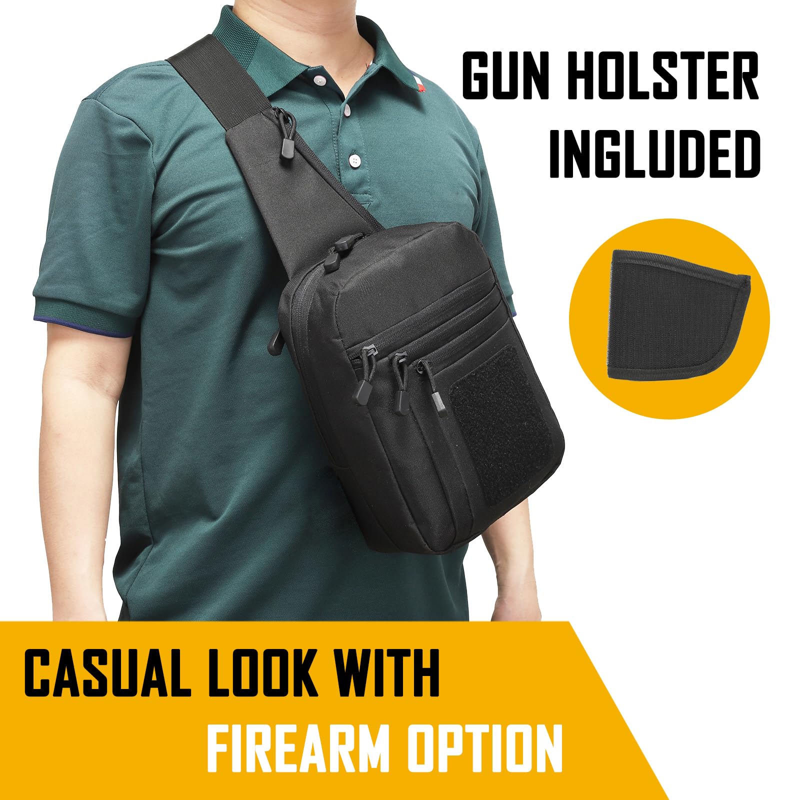 Torba na ramię do ukrytego nos – Edc Concealed Carry recenzja i cena